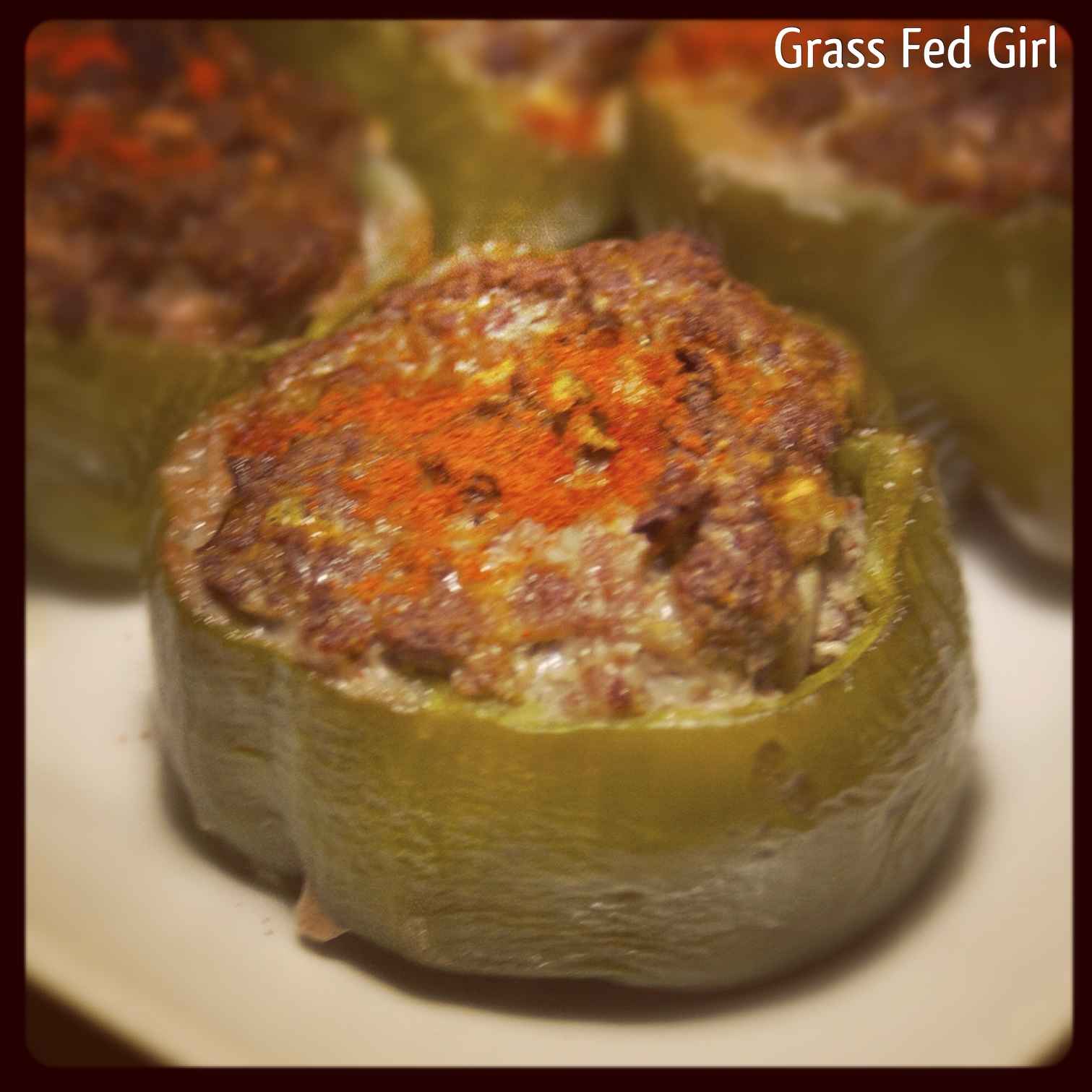 Low Carb Paleo Stuffed Peppers