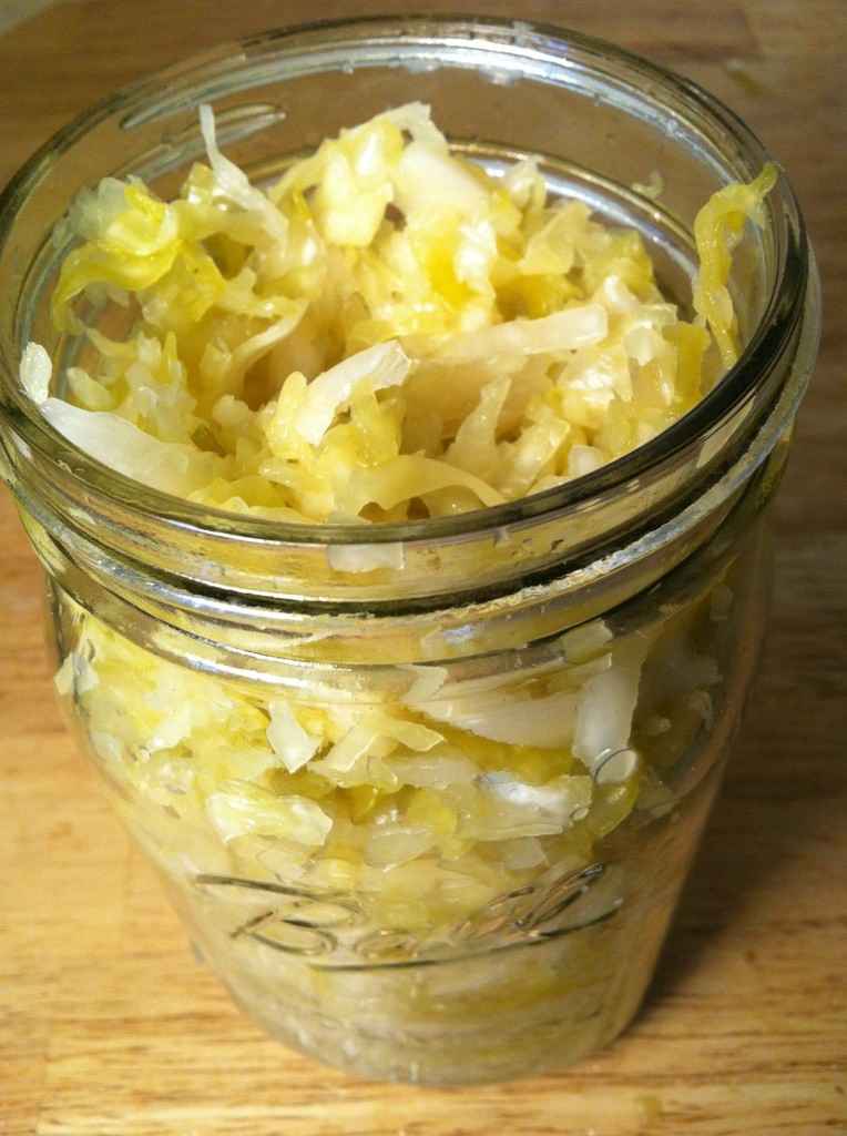 Easy Recipe for Probiotic Rich Raw Sauerkraut