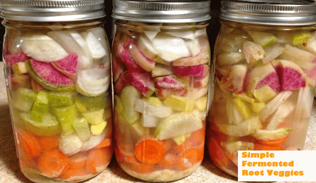 Simple Recipe: Fermented Radishes, Carrots and Turnips