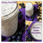 Easy Post Workout or Meal Replacement Blueberry Super Smoothie (Paleo, SCD, Gaps, Dairy Free)