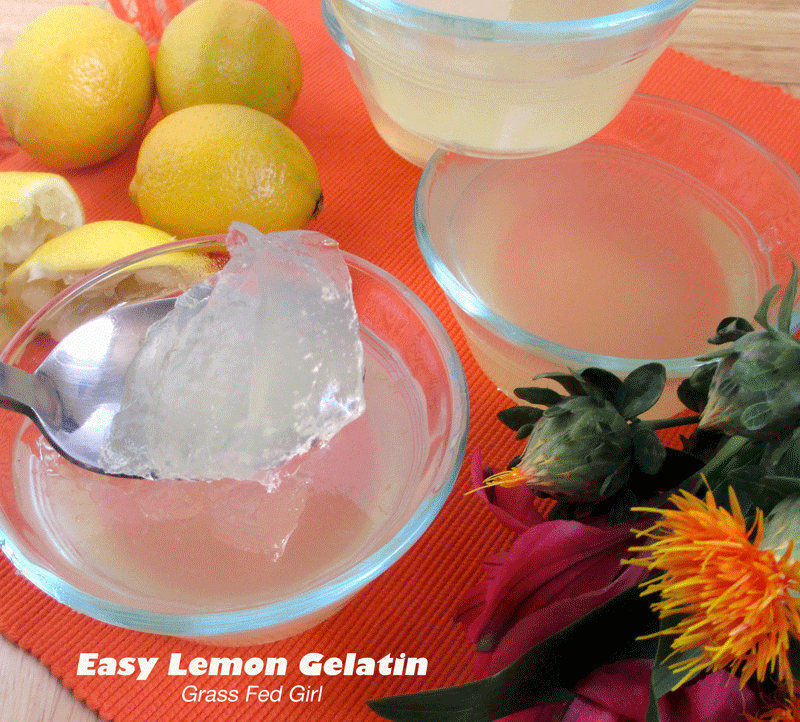 Easy Healing Lemon Grass Fed Gelatin
