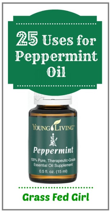 25 uses for peppermint oil