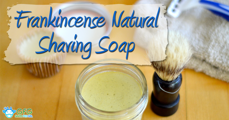 Frankincense Natural Homemade Shaving Soap Recipe