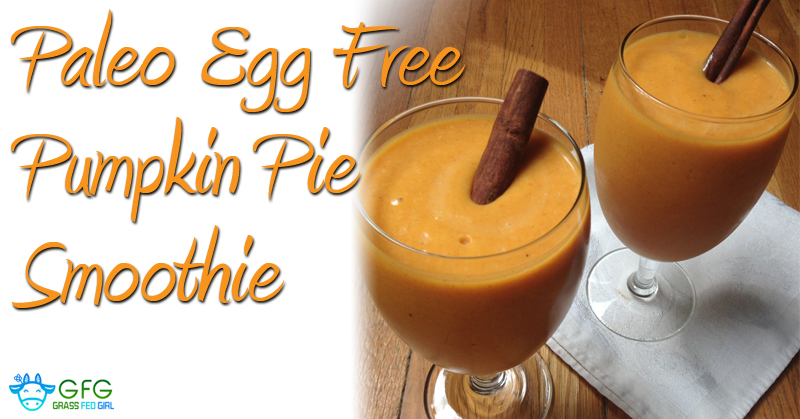 Paleo Pumpkin Pie Smoothie (dairy and egg free)