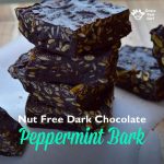 Nut Free Keto Dark Chocolate Peppermint Bark Recipe