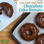 Low Carb Double Chocolate Baked Keto Donut Recipe (Paleo, Gluten Free)