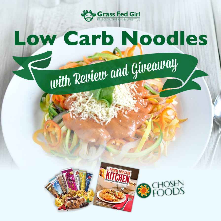 Low Carb Pasta Recipe with Review and Giveaway | Grass Fed ...
