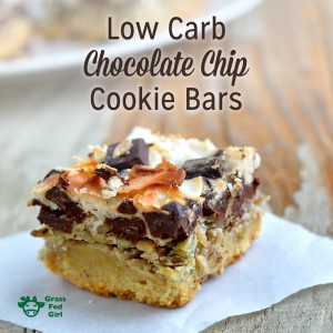 Low Carb Chocolate Chip Cookie Bars Recipe