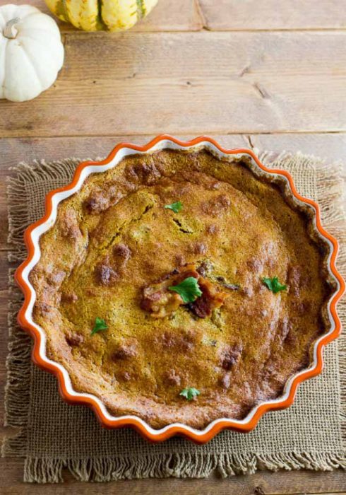 savory-bacon-pumpkin-mock-souffle for Keto Pumpkin Treats