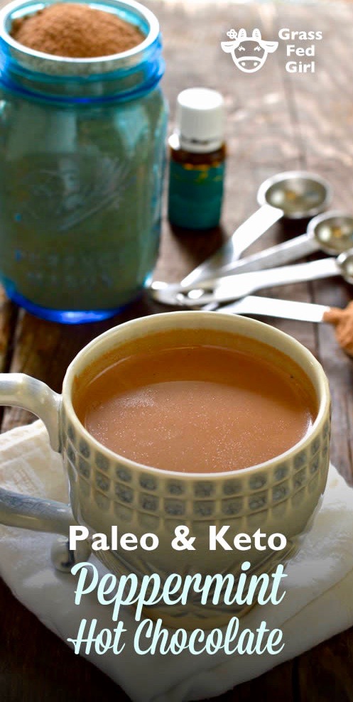 Keto and Paleo Peppermint Hot Chocolate Mix Recipe