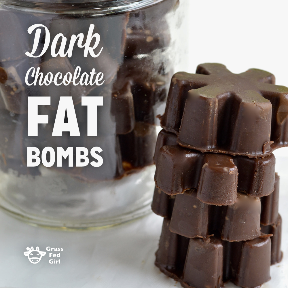 Dark Chocolate Low Carb Ketogenic Fat Bombs