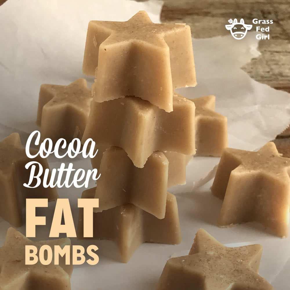 Keto Cocoa Butter Fat Bombs Recipe