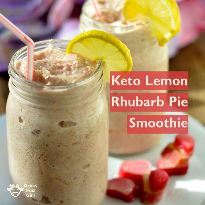 low carb and keto smoothies with le