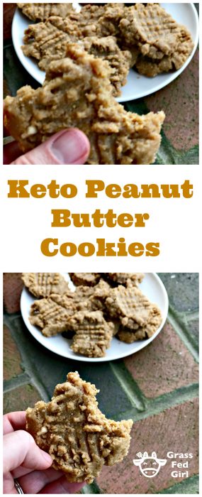 Low Carb and Keto Peanut Butter Cookies