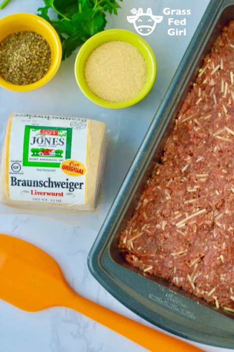 Keto Meatloaf Recipe with Hidden Braunschweiger 