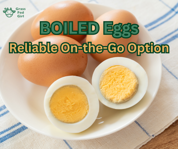 Convenient Boiled Eggs: A Reliable On-the-Go Option for easy meal prep